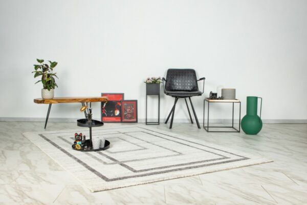 Alternative view of TRENDY CARVING - 80x150, TRC 402 Silver